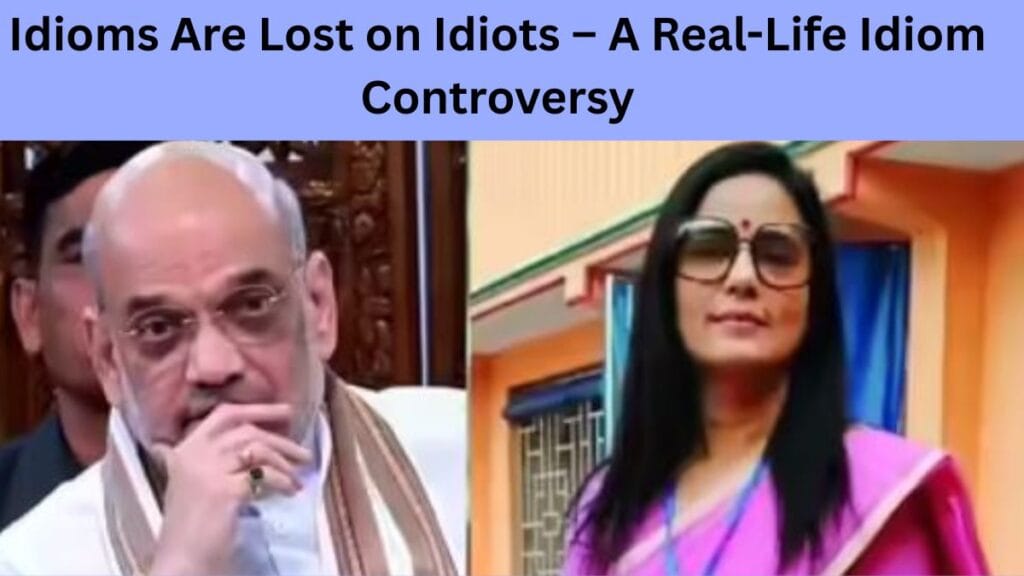 Idioms Are Lost on Idiots – When Figurative Language Becomes Political Fire